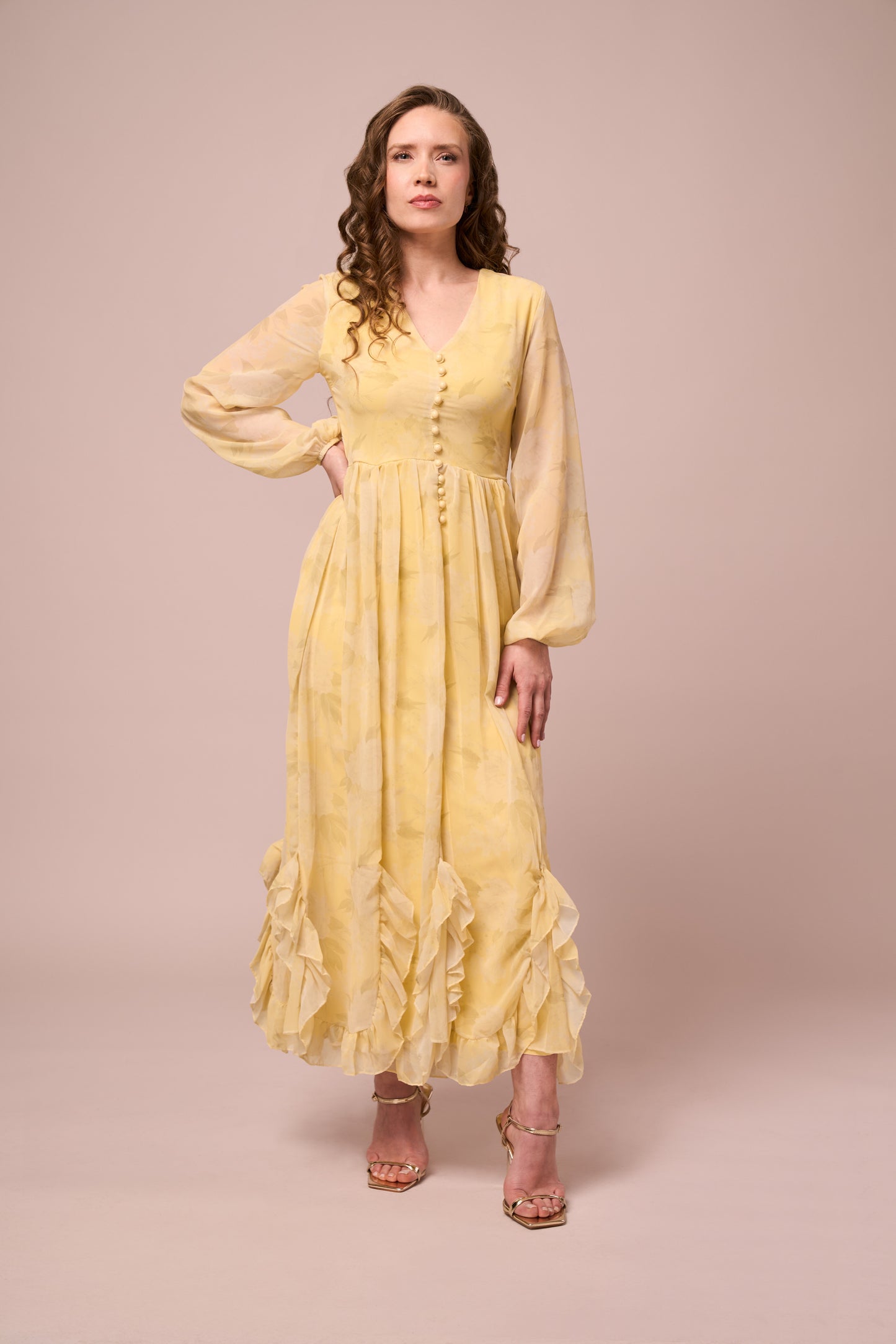 Sunshine Ruffle Dress