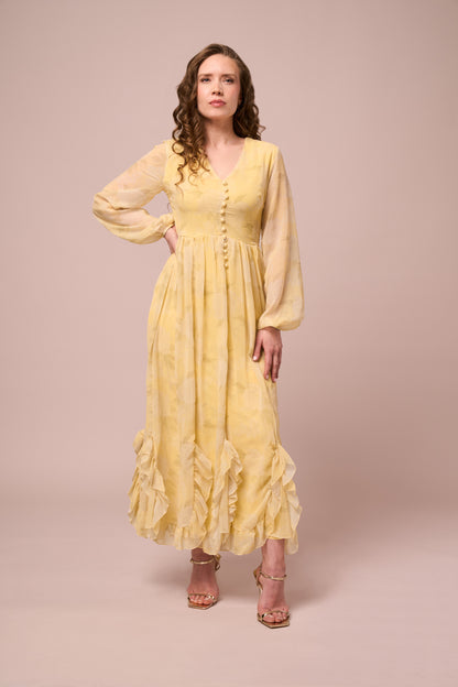 Sunshine Ruffle Dress