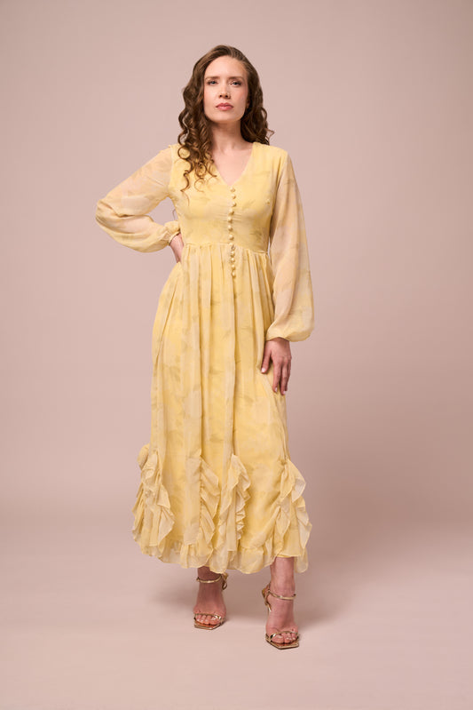 Sunshine Ruffle Dress