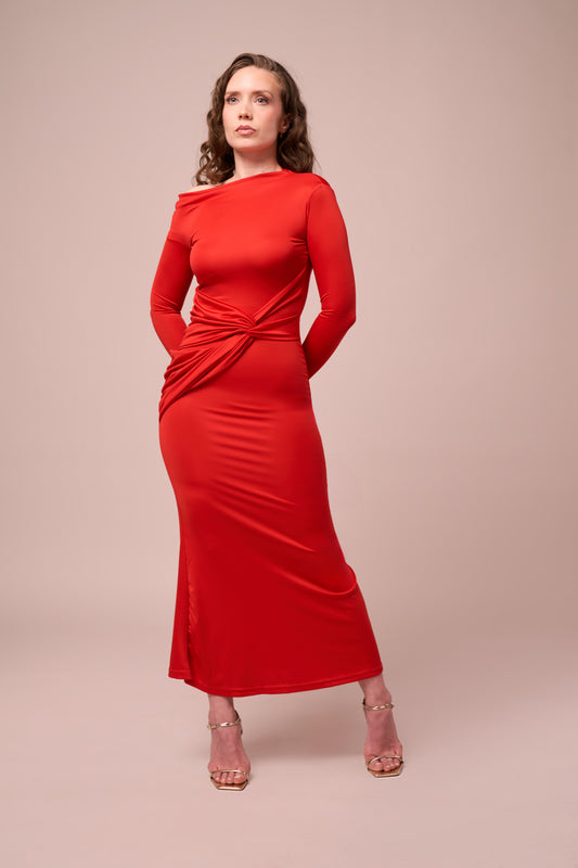 Paris dress -Red
